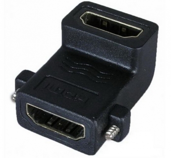 HDMI гн - HDMI гн Dr.HD (f2f, 90 degree), screw